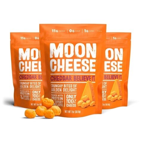 Crédito de la foto del paquete Moon Cheese Nutradried Food Company, LLC