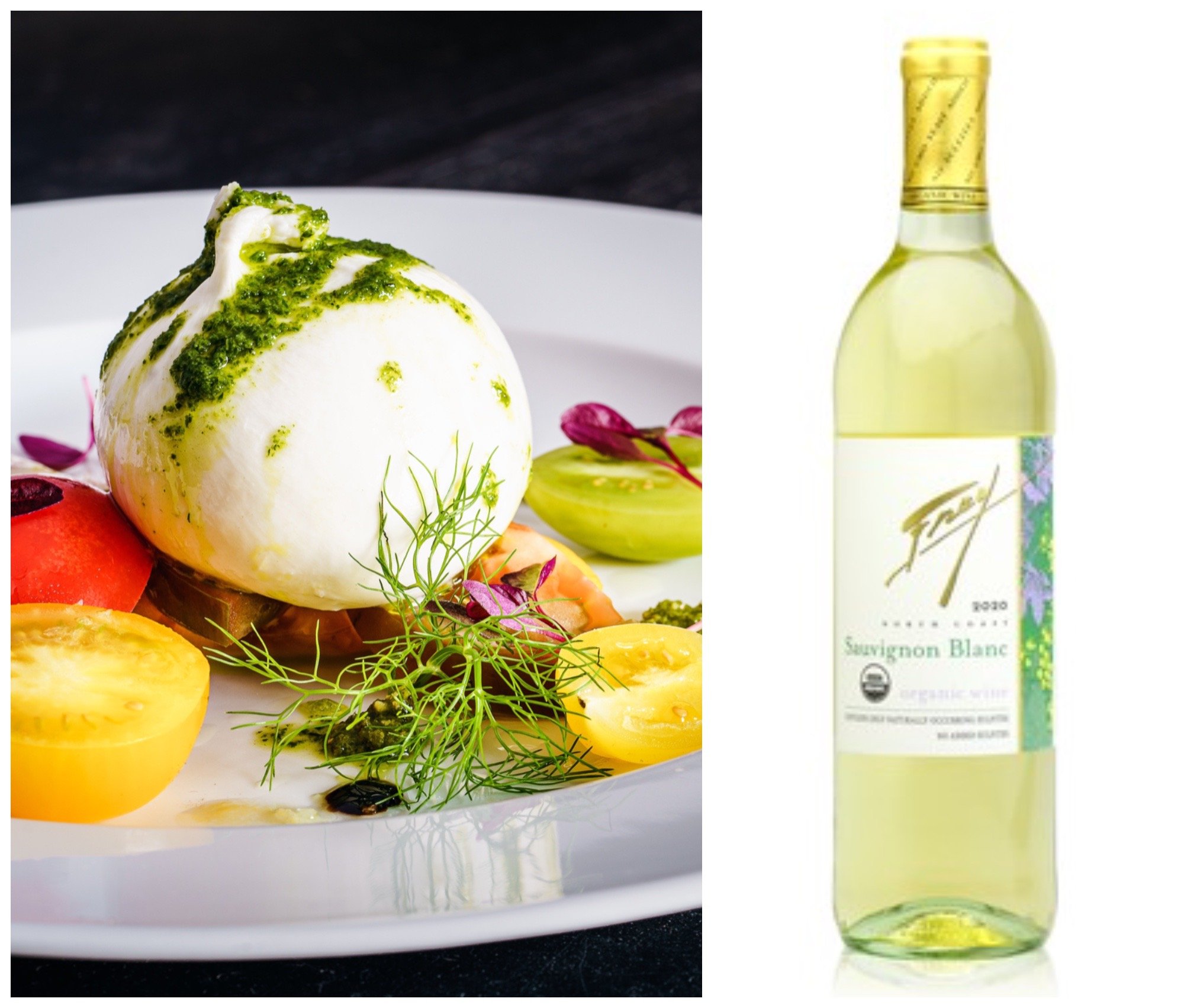 Maridaje de Mozzarella di Bufala y Sauvignon Blanc