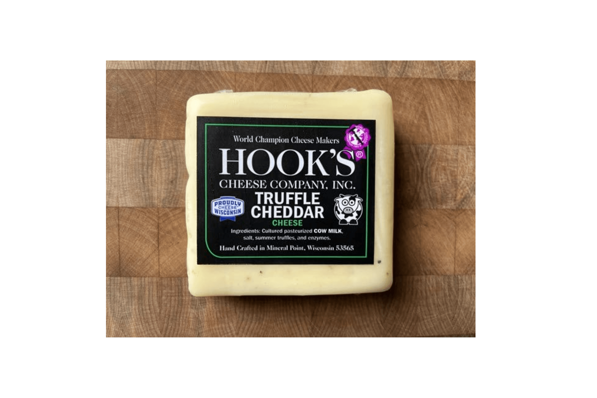 Cheddar de trufa negra de Hook