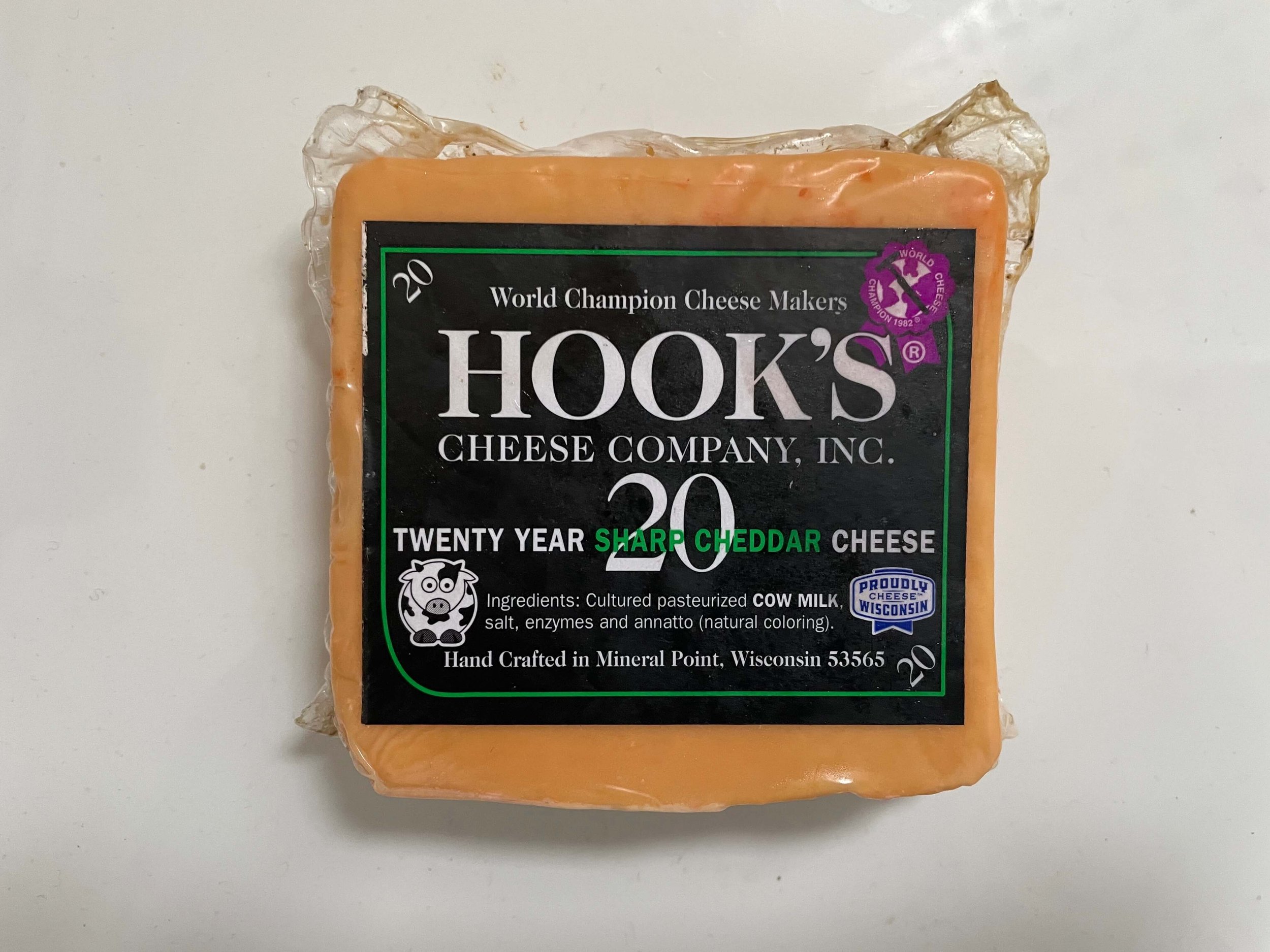 Hook's Cheese Company Cheddar de 20 años