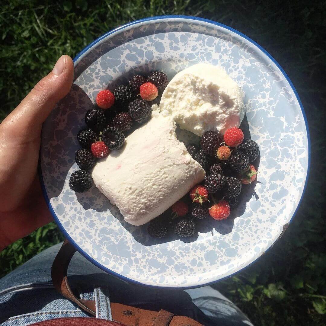 Trébol Fromage Blanc con bayas