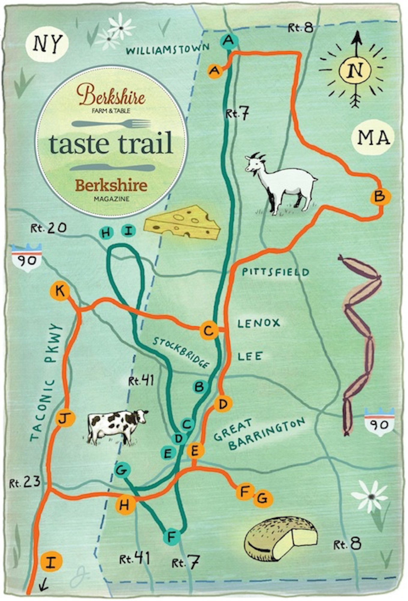 Ruta del sabor de Berkshire