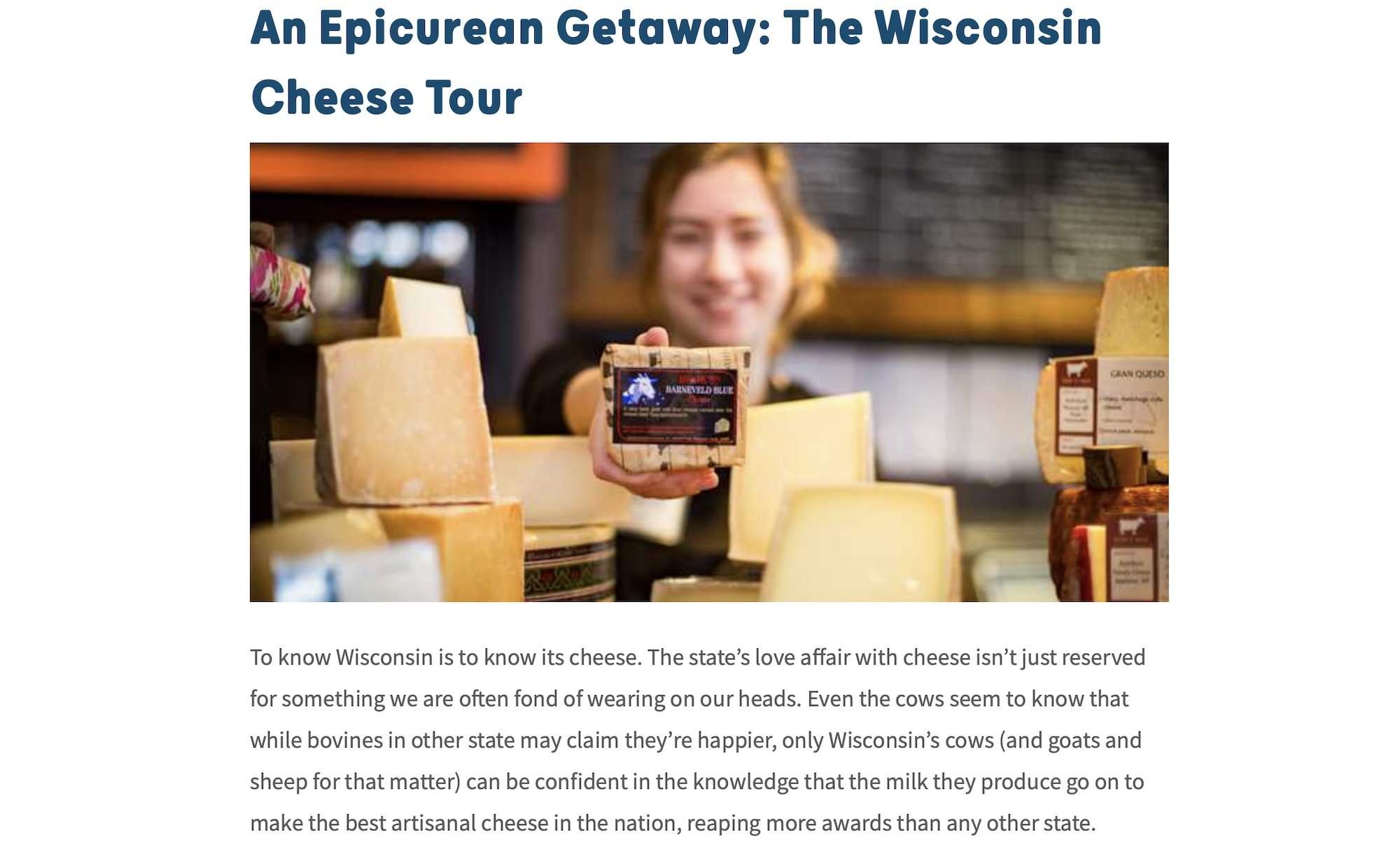 Tour de queso de Wisconsin