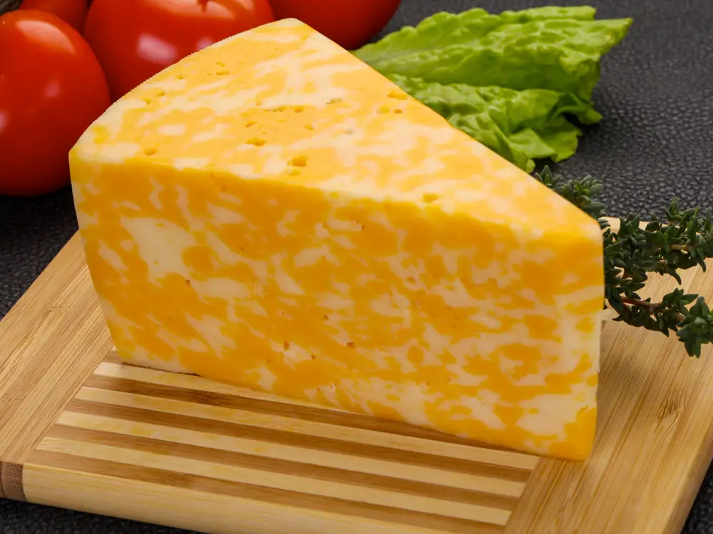 queso cheddar de mármol